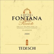 特德斯奇酒庄芳塔娜干红葡萄酒(Tedeschi Family Vineyards Capitel Monte Fontana, Recioto della Valpolicella Classico DOCG, Italy)