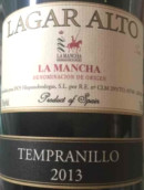 拉格爾奧托丹魄干紅葡萄酒(Lagar Alto Tempranillo, La Mancha, Spain)