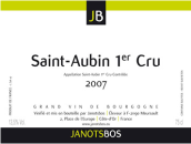 簡諾特-博斯（圣歐班一級園）干白葡萄酒(Domaine Janots-Bos Saint-Aubin Premier Cru, Cote de Beaune, France)