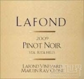 拉夫德馬丁雷克隆黑皮諾干紅葡萄酒(Lafond Winery Martin Ray Clone Pinot Noir, Sta Rita Hills, USA)