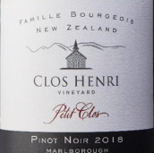 亨利酒莊小克洛斯黑皮諾紅葡萄酒(Clos Henri Petit Clos Pinot Noir, Marlborough, New Zealand)