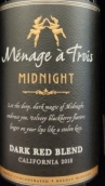 弗利埃都酒莊午夜紅葡萄酒(Folie a Deux Menage a Trois Midnight, California, USA)