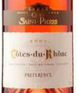 圣皮耶羅訥河谷丘首選桃紅葡萄酒(Caves Saint-Pierre Preference Rose, Cotes du Rhone, France)