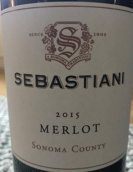 塞巴斯蒂酒莊梅洛干紅葡萄酒(Sebastiani Merlot, Sonoma County, USA)