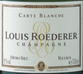 路易王妃布蘭奇半干型香檳(Champagne Louis Roederer Carte Blanche Demi-Sec, Champagne, France)