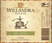 威蘭德拉莊園干型阿佩羅加強(qiáng)酒(Willandra Estate Dry Apera, Riverina, Australia)