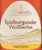 金靈猴酒莊傳統主義黑皮諾干型桃紅葡萄酒(Affentaler Literflaschen Spatburgunder Weibherbst Trocken, Baden, Germany)