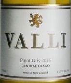 瓦利酒莊吉布斯頓園灰皮諾白葡萄酒(Valli Gibbston Vineyard Pinot Gris, Central Otago, New Zealand)