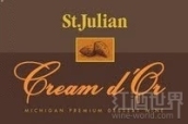 圣朱利安金奶油雪利風(fēng)格加強(qiáng)酒(St. Julian Winery Cream d'Or Dessert, Lake Michigan Shore, USA)