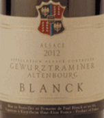 布蘭克艾騰堡瓊瑤漿干白葡萄酒(Domaine Paul Blanck Altenbourg Gewurztraminer, Alsace, France)