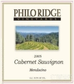 斐洛嶺赤霞珠干紅葡萄酒(Philo Ridge Vineyards Cabernet Sauvignon, Mendocino, USA)