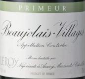 勒樺酒莊博若萊村莊紅葡萄酒(Domaine Leroy Beaujolais Villages Primeur, Beaujolais, France)