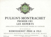雷穆父子雷夫園（普里尼-蒙哈榭一級園）白葡萄酒(Remoissenet Pere & Fils Les Referts, Puligny-Montrachet Premier Cru, France)
