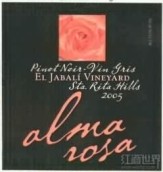 阿爾瑪羅莎酒莊賈巴利園系列黑皮諾桃紅葡萄酒(Alma Rosa El Jabali Vineyard Vin Gris Pinot Noir, Sta. Rita Hills, USA)