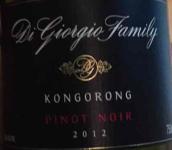 德吉奧家族酒莊空隆黑皮諾紅葡萄酒(Di Giorgio Family Kongorong Pinot Noir, Coonawarra, Australia)