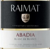 若曼達(dá)白中白干白葡萄酒(Raimat Blanc de Blancs, Costers del Segre, Spain)