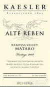 凱斯勒酒莊老藤瑪塔羅雷爾紅葡萄酒(Kaesler Alte Reben Mataro, Barossa Valley, Australia)