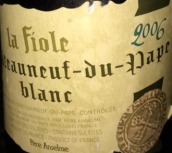 布諾特家族酒莊菲歐勒白葡萄酒(Brotte la Fiole Blanc, Chateauneuf du Pape, France)