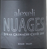 亞歷克斯艾利云彩西拉-歌海娜混釀干紅葡萄酒(Alexeli Vineyard & Winery Nuages Syrah Grenache Cuvee, Oregon, USA)