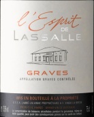 拉薩爾之魂干紅葡萄酒(Chateau Lassalle l'Esprit de Lassalle, Graves, France)