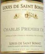 圣邦尼酒莊（夏布利一級(jí)園）白葡萄酒(Louis de Saint Bonnet Chablis Premier Cru, Burgundy France)