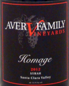 阿韋爾家族敬意系列西拉干紅葡萄酒(Aver?Family?Vineyards Homage Syrah, California, USA)