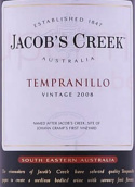 杰卡斯丹魄干紅葡萄酒(Jacob's Creek Tempranillo, South Eastern Australia, Australia)