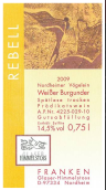 格拉澤叛逆者白皮諾干型遲摘葡萄酒(Weingut Glaser Himmelstoss Rebell Weisser Burgunder Spatlese trocken, Franken, Germany)