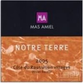 阿美尔酒庄纳特泰尔红葡萄酒(Mas Amiel Notre Terre, Cotes du Roussillon Villages, France)
