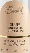 巴塔里布鲁奈罗格拉帕蒸馏酒(Vinicola Bartali Grappa di Brunello, Tuscany, Italy)