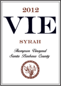 維意湯普森園西拉干紅葡萄酒(Vie Winery Thompson Vineyard Syrah, Santa Barbara, USA)