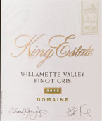 金氏酒莊莊園灰皮諾干白葡萄酒(King Estate Domaine Pinot Gris, Willamette Valley, USA)