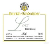 Weingut Emrich-Schonleber Lenz Riesling Qba, Nahe, Germany