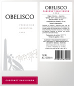 南士阿根廷莊園赤霞珠干紅葡萄酒(Terrasur Obelisco Cabernet Sauvignon, Mendoza, Argentina)