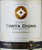 智利桃樂絲圣迪娜珍藏霞多麗白葡萄酒(Miguel Torres ChileSanta Digna Reserva Chardonnay, Central Valley, Chile)