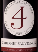 福爾家族科布山園赤霞珠干紅葡萄酒(Fore Family Cobb Mountain Vineyard Cabernet Sauvignon, Lake County, USA)