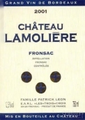 拉莫利爾酒莊紅葡萄酒(Chateau Lamoliere, Fronsac, France)