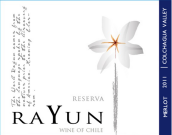 蕾韻珍藏梅洛干紅葡萄酒(Rayun Reserva Merlot, Colchagua Valley, Chile)