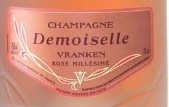 弗蘭肯少女系列巴黎年份桃紅香檳(Champagne Vranken Demoiselle Parisienne Brut Millesime Rose, Champagne, France)