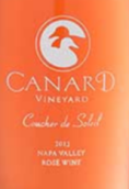 卡納德日落桃紅葡萄酒(Canard Coucher de Soleil Rose, Napa Valley, USA)