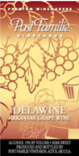 波斯特家族德拉半甜型桃紅葡萄酒(Post Familie Vineyards Delawine, Altus, USA)