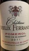 老費(fèi)蘭德酒莊干紅葡萄酒(Chateau Vieux Ferrand, Pomerol, France)