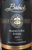 百祺金伯萊碎石西拉紅葡萄酒(Babich Gimblett Gravels Syrah, Hawke's Bay, New Zealand)