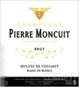 蒙庫特酒莊雨果白中白天然干型香檳(Pierre Moncuit Cuvee Hugues de Coulmet Blanc de Blancs Brut, Champagne, France)