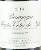 Frederic Esmonin Bourgogne Hautes Cotes de Nuits Rouge, Burgundy, France