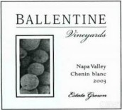 巴倫丁白詩(shī)南干白葡萄酒(Ballentine Chenin Blanc, Napa Valley, USA)