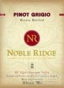 貴族嶺灰皮諾干白葡萄酒(Noble Ridge Vineyard & Winery Pinot Grigio, Okanagan Valley, Canada)