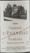 樂王吉古堡紅葡萄酒(Chateau L'Evangile, Pomerol, France)