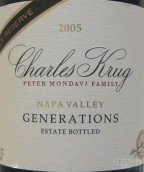 查爾斯庫克皮特曼達(dá)珍藏版干紅葡萄酒(Charles Krug Peter Mondavi Family 'Family' Reserve Generations, Napa Valley, USA)