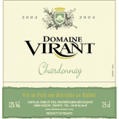 維蘭特莊園霞多麗白葡萄酒(Domaine Virant Chardonnay, Bouches-du-Rhone, France)